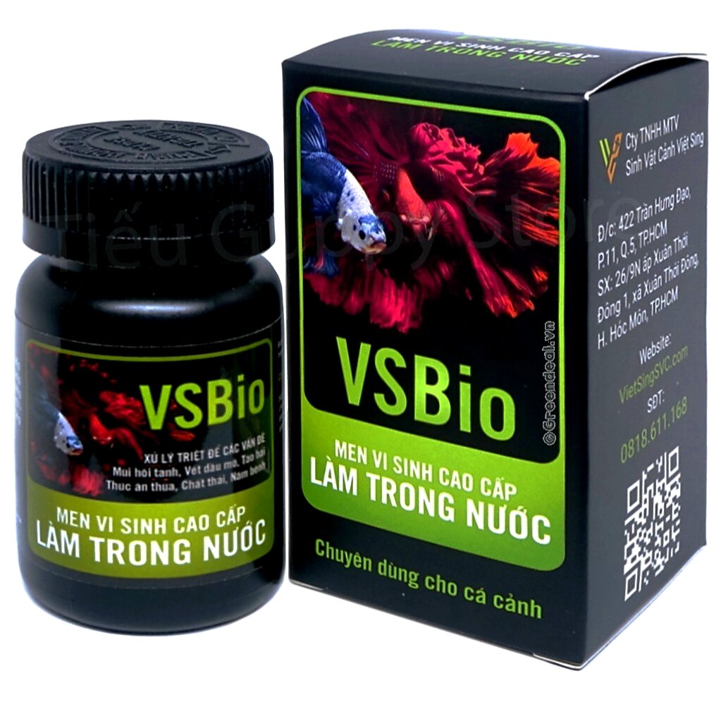 Men vi sinh VS Bio - Làm trong nước hồ cá - Mr Fish
