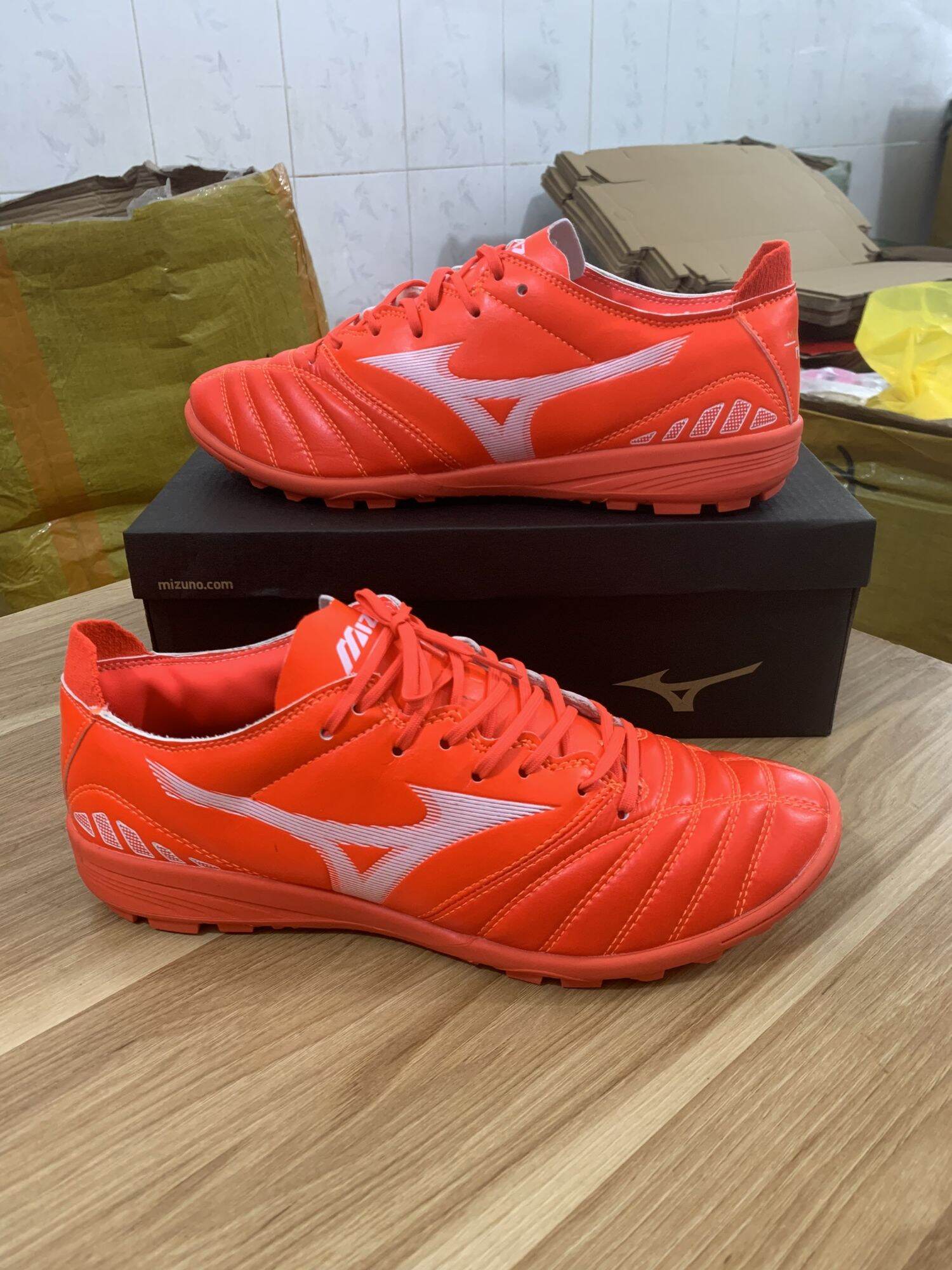 Giày đá bóng Mizuno Morelia Neo 3 đế TF Đỏ
