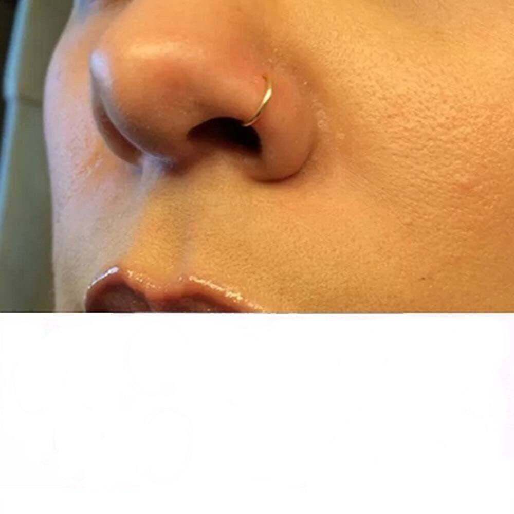 Khuyên Mũi Tròn - Khuyên Cánh Mũi - Khuyên kẹp không cần lỗ (8mm)