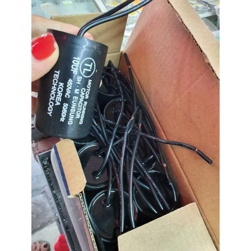 Tụ máy bơm nước 10uF và 15uF loại 1