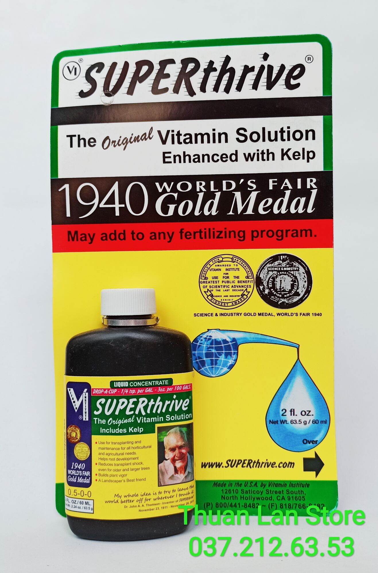 Siêu Kích Rễ SuperThrive - Siêu Tăng Trưởng Cây Trồng 60ml