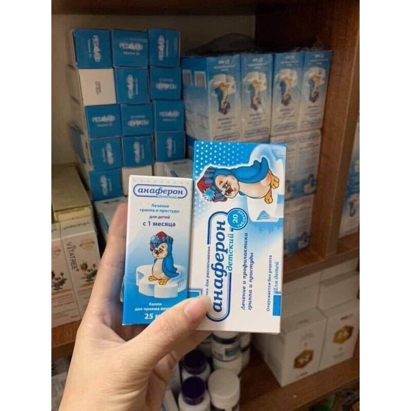 Tăng đề kháng Anaferon Nga chim cánh cụt cho bé