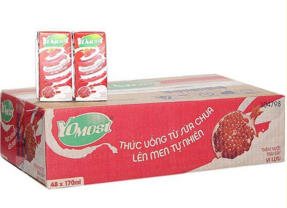 Combo 6 lốc Sữa chua uống Yomost có code Free fire - 170ml/ hộp