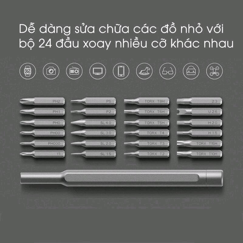 bộ tu vít sửa điện thoại 24 chi tiết
