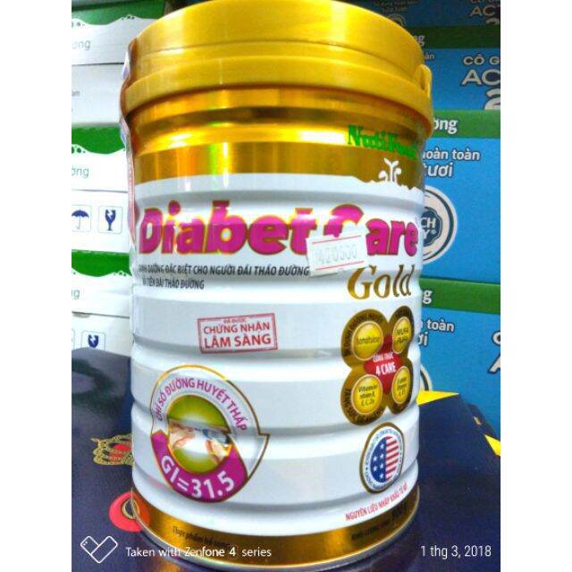 Sữa bột diabetcare nutifood 900g