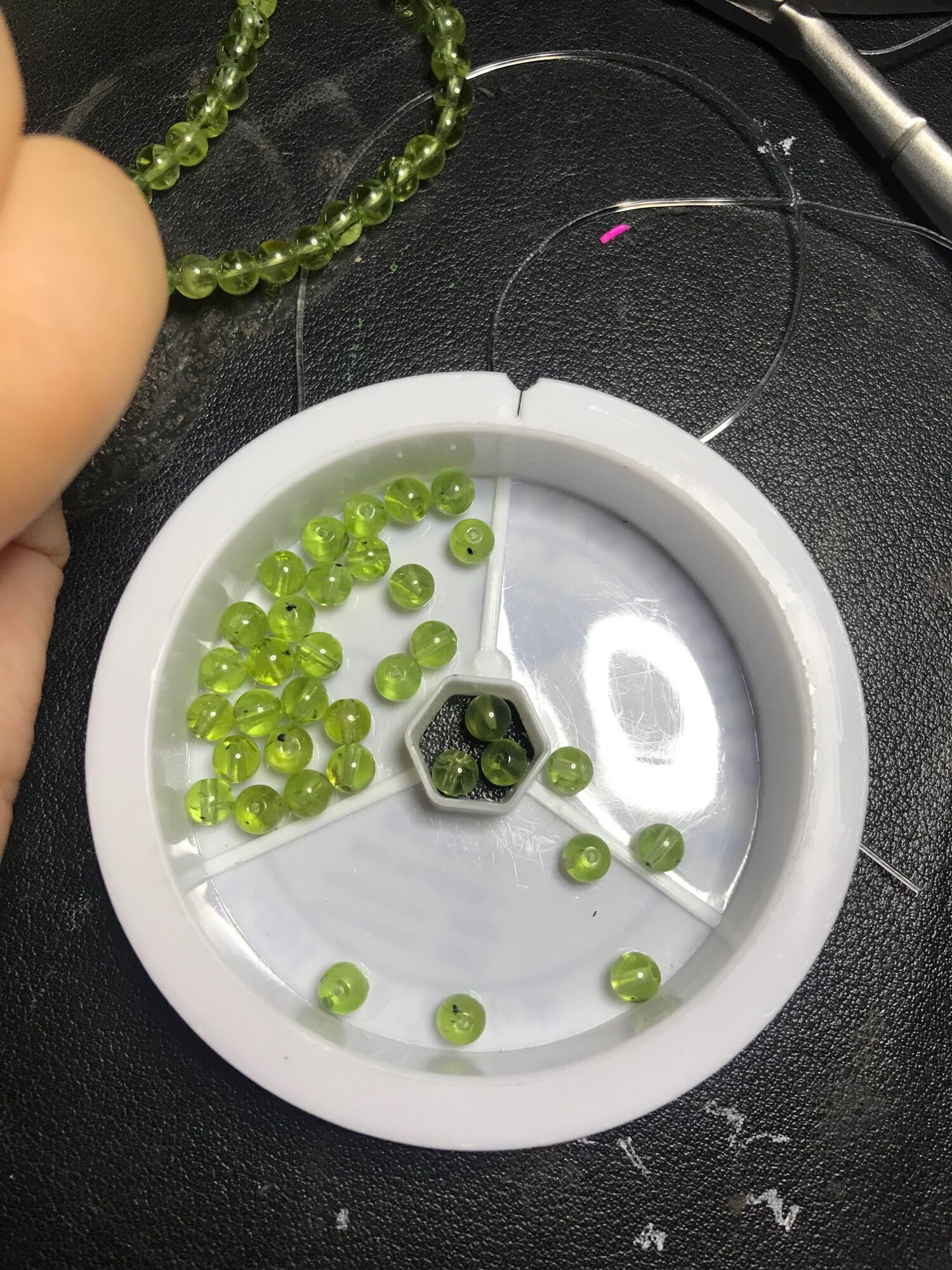 Vòng tay Peridot 3-4mm