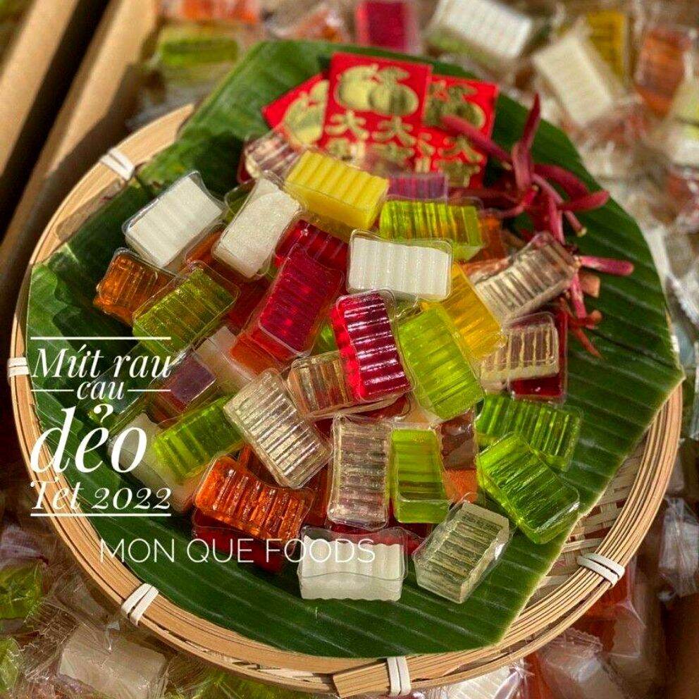 Mứt rau câu trái cây sấy dẻo 500g