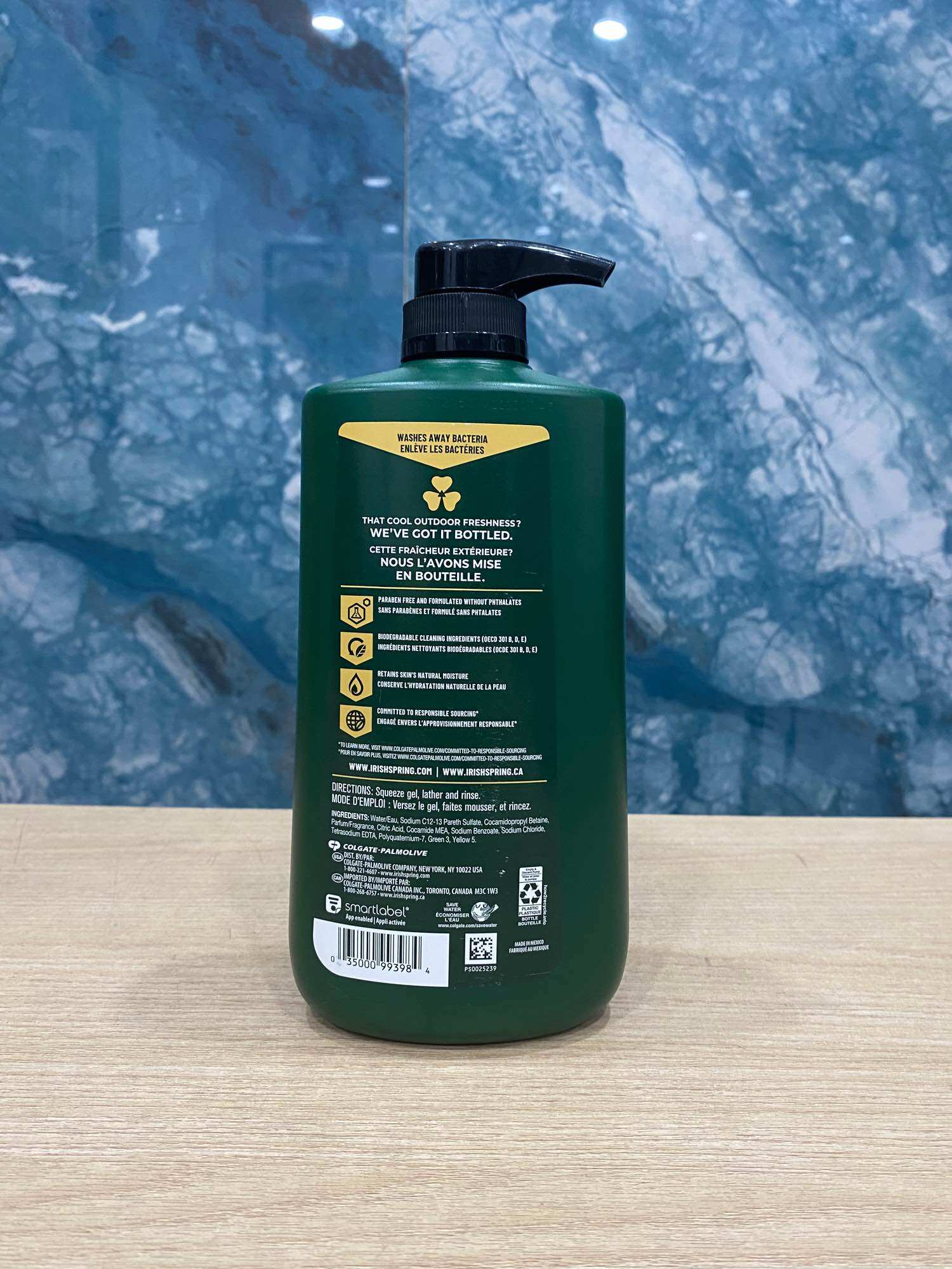 Sữa tắm-gội nam IRISH SPRING 946ml