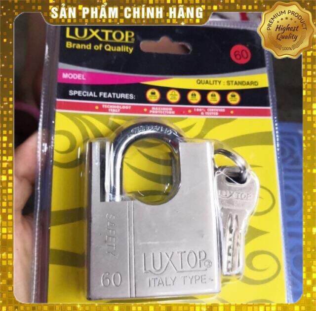 Khoá chống trộm Luxtop 60mm chống cắt