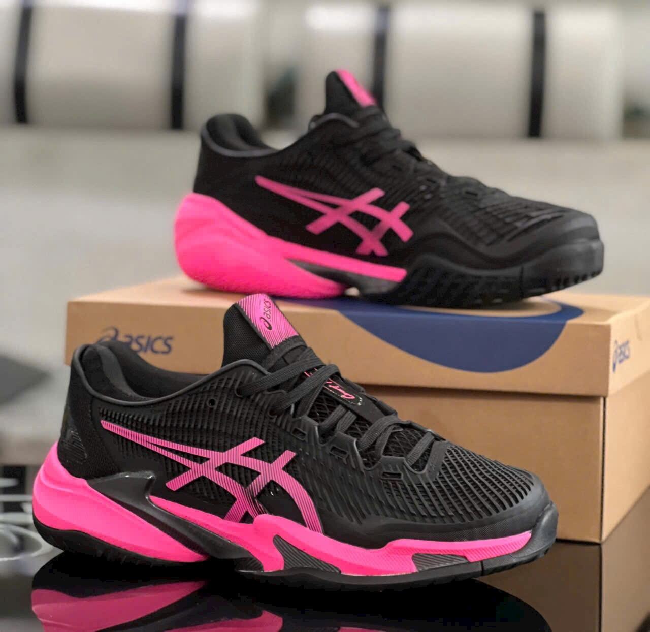 GIÀY TENNIS ASICS COURT FF3 NOVAK XANH.TRẮNG.CAM