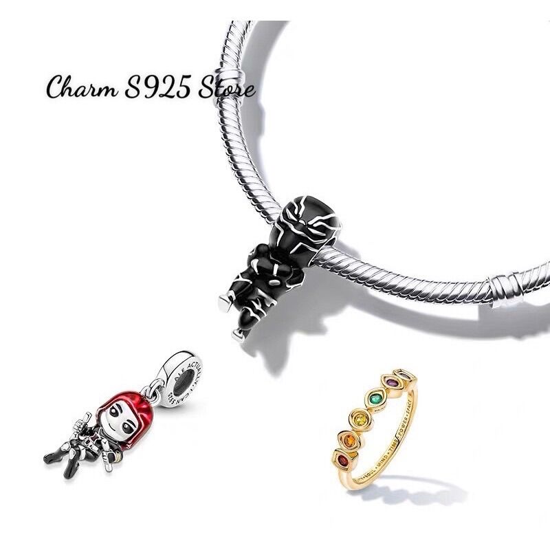 CHARM PAN ALE MARVEL BẠC S925 CAO CẤP