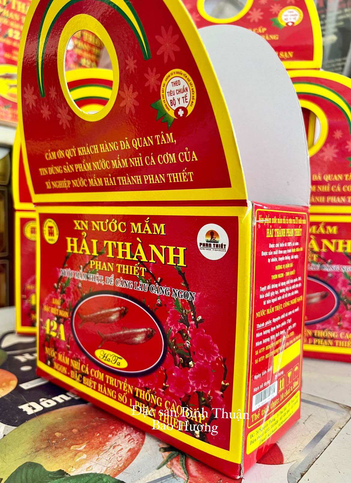 NƯỚC MẮM HẢI THÀNH 42 A - PHAN THIẾT  ( hộp 10 chai × 50ml )