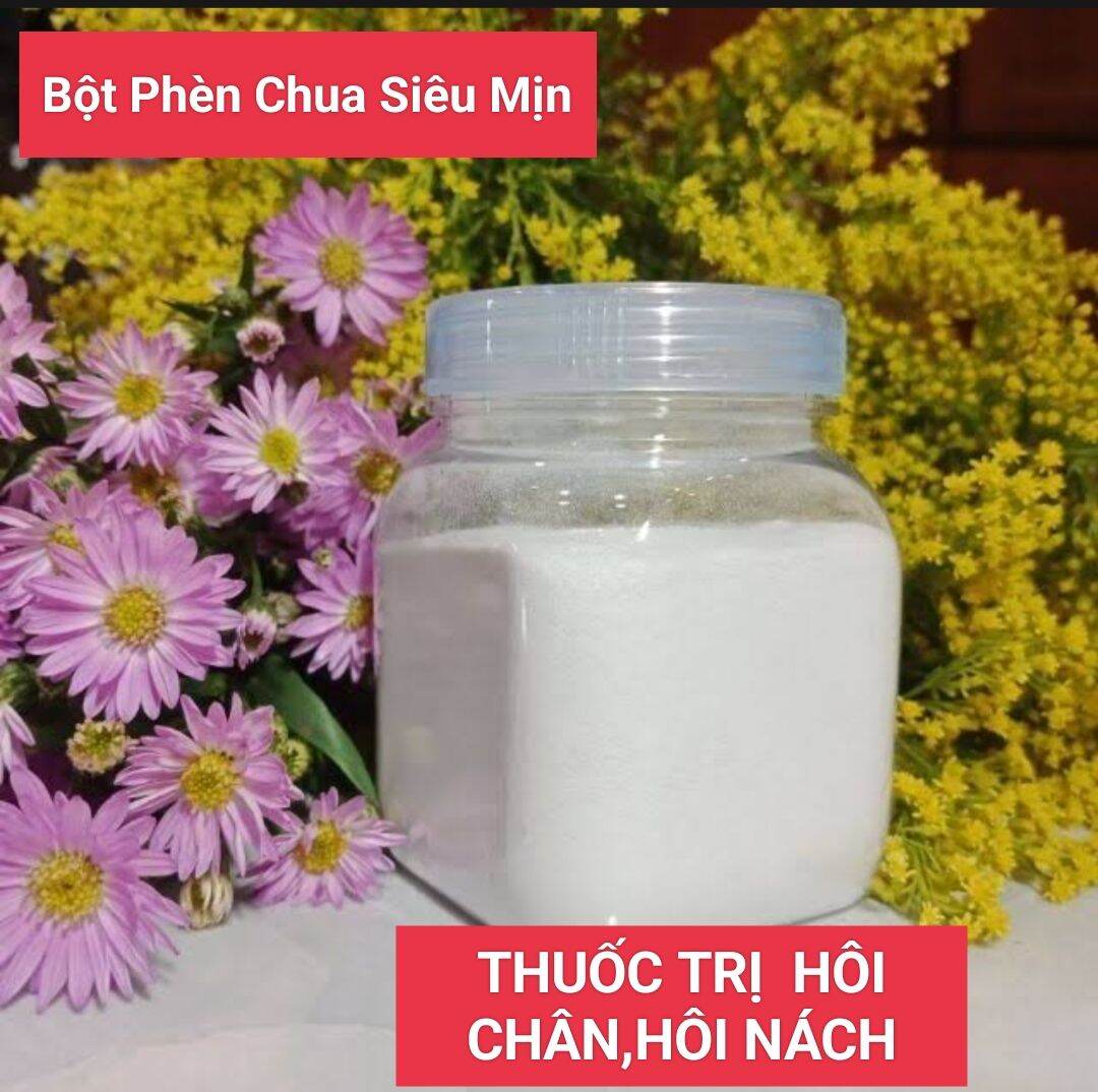 Bột Phèn Chua Đã Chưng Cất và Nghiền Mịn 100gr
