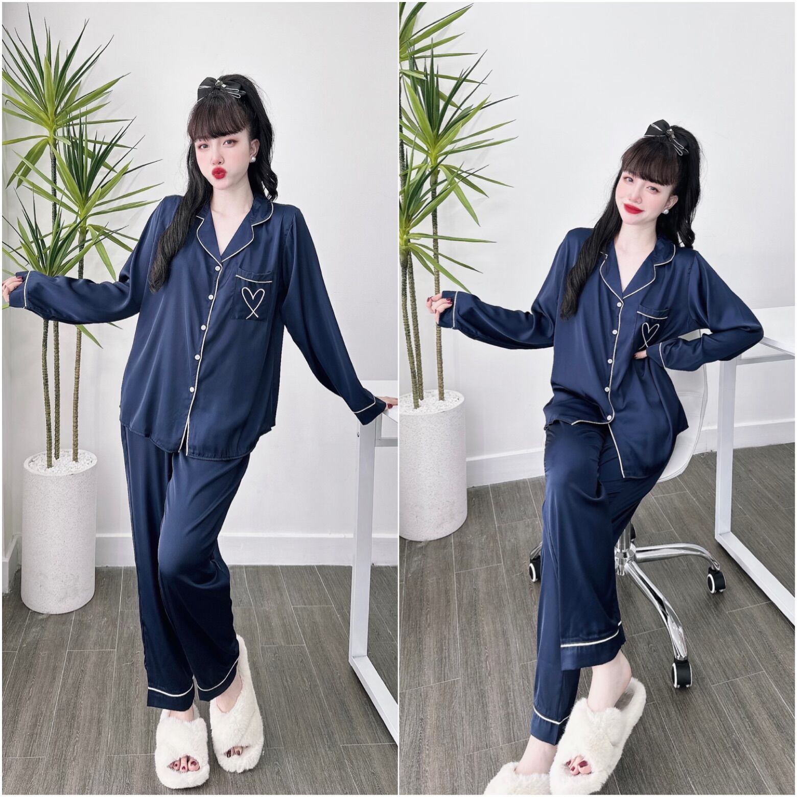 Đồ Bộ Lụa Latin Cao Cấp Bigsize TDQD
