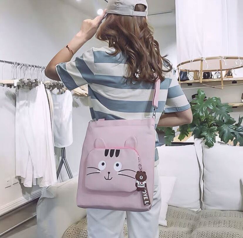 TOTE ĐEO 2 KIỂU _ MÈO RÂU_TT08