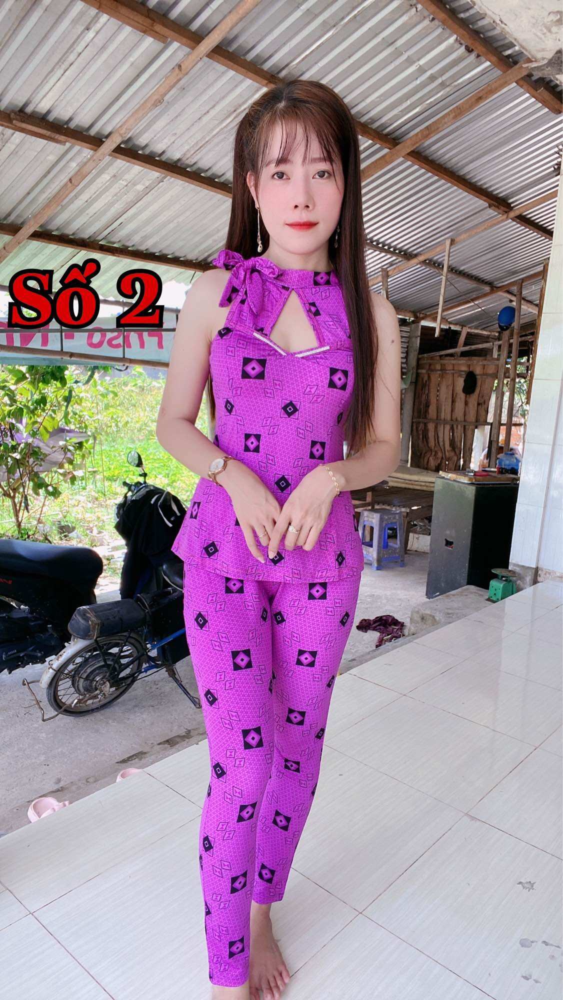 Đồ bộ kiểu thun ati may sẵn mặc nhà mát mẻ
