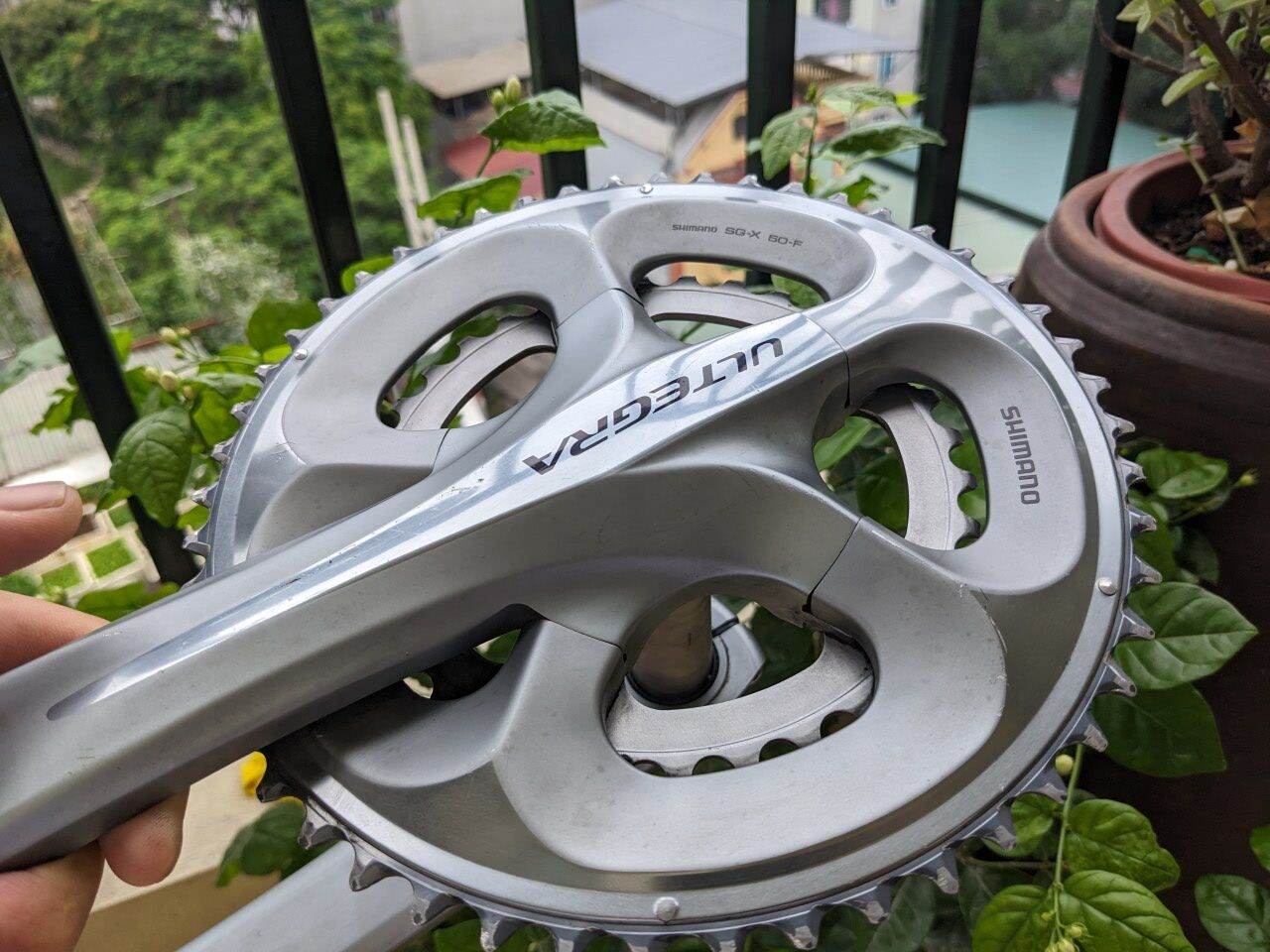 Shimano fc ultegra 6700 6750 50/34t 172.5 hàng tháo xe bãi nhật