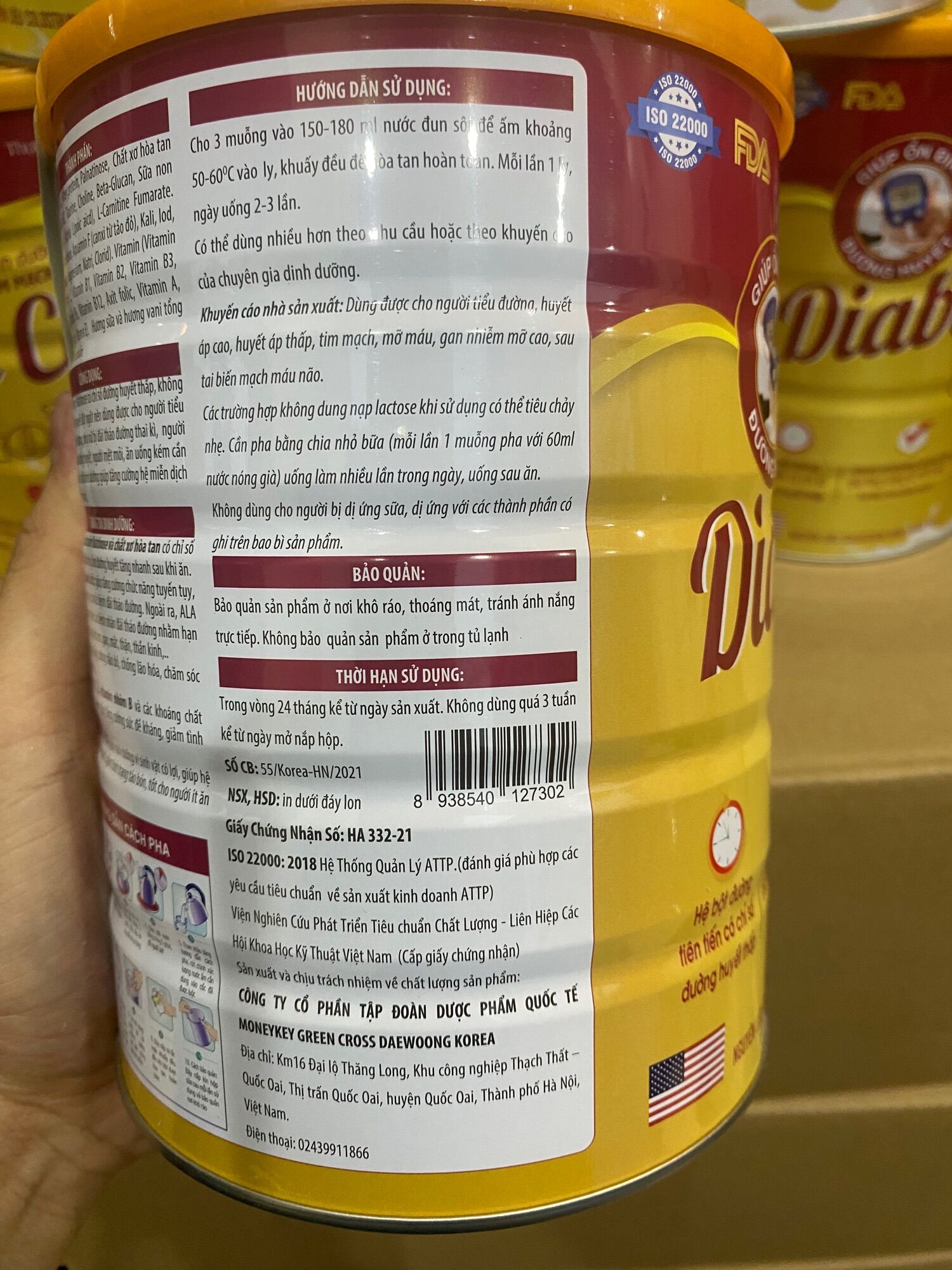 (HÀNG CHÍNH HÃNG )Sữa Tiểu Đường DIABETS CARE GOLD…Tím ( lon 900g date mới sản xuất 2025)