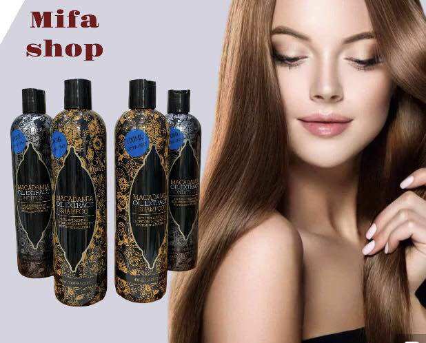 Cặp dầu gội xả giữ ẩm Macadamia hàng xách tay từ Anh