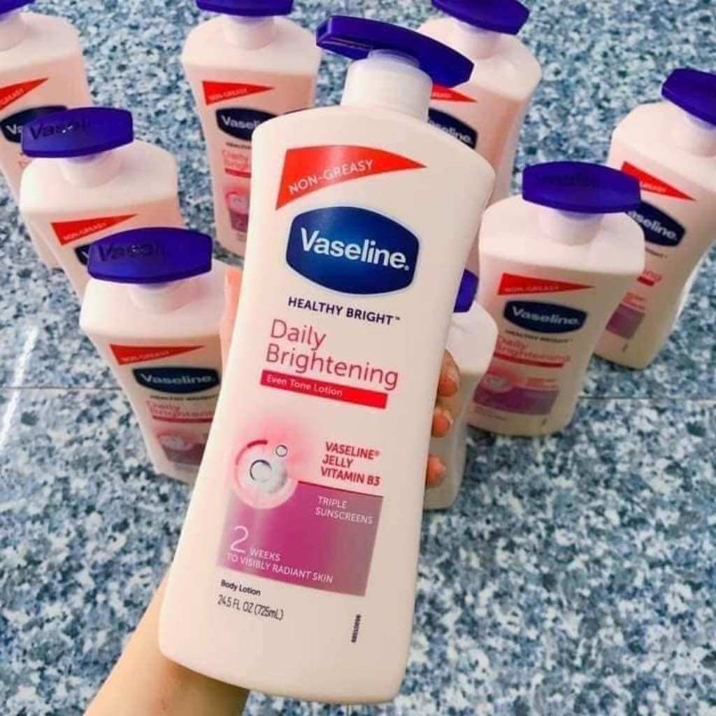 Dưỡng thể VASELINE 725ml dưỡng ẩm trắng hồng Mỹ