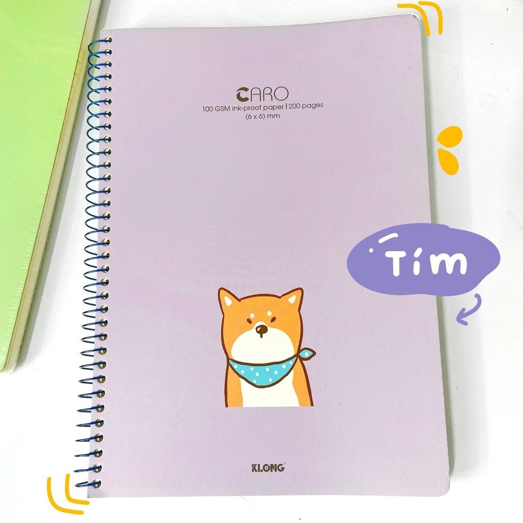 Sổ lò xo đơn 200 trang khổ a4