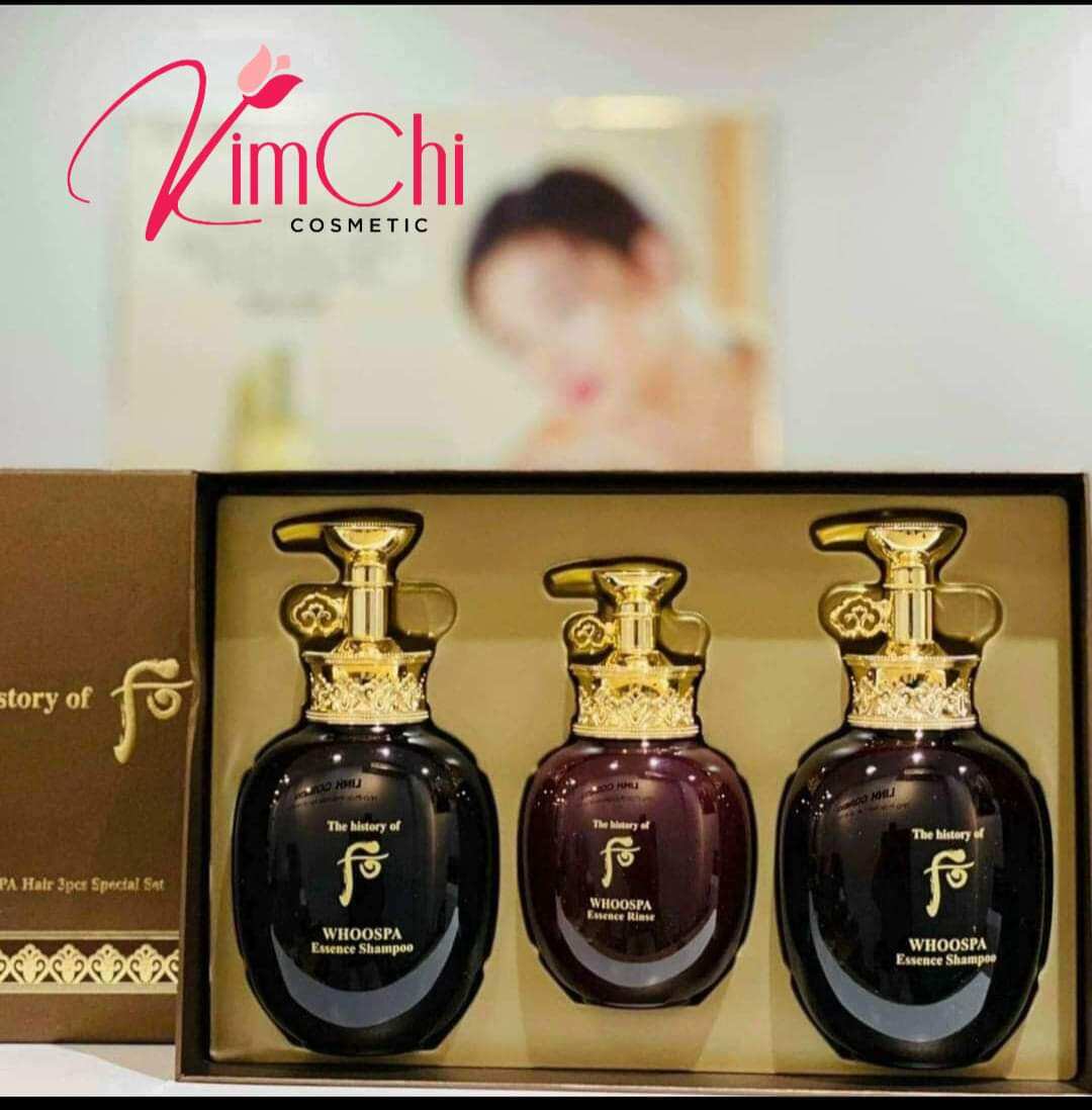 Sét dầu gội và dầu xả whoo,chăm sóc da đầu phục hồi tóc hư tổn
