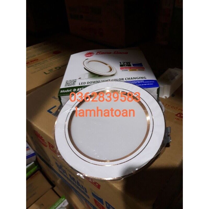 Đèn âm Trần Led Đổi màu  D AT10L 110/12W Rạng Đông
