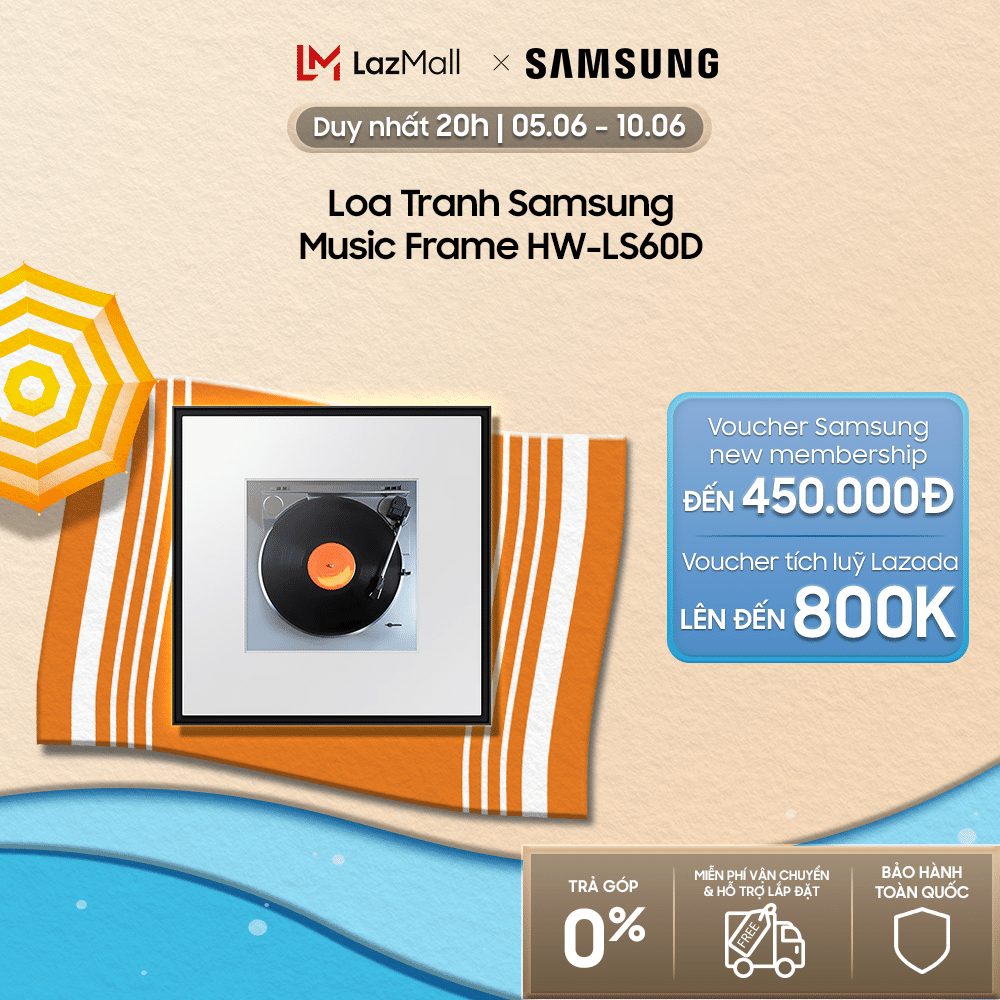 Loa tranh samsung music frame hw-ls60d
