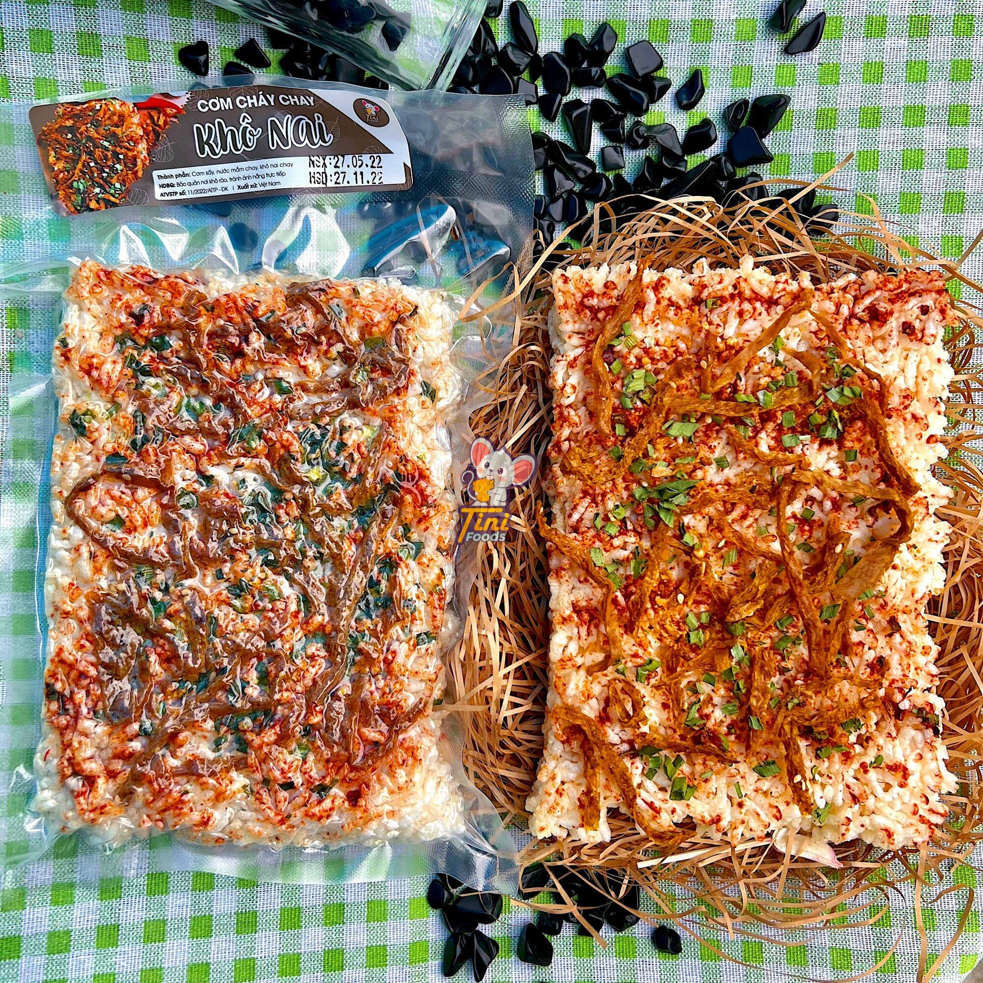 Cơm cháy chay tini - vị khô nai 180g