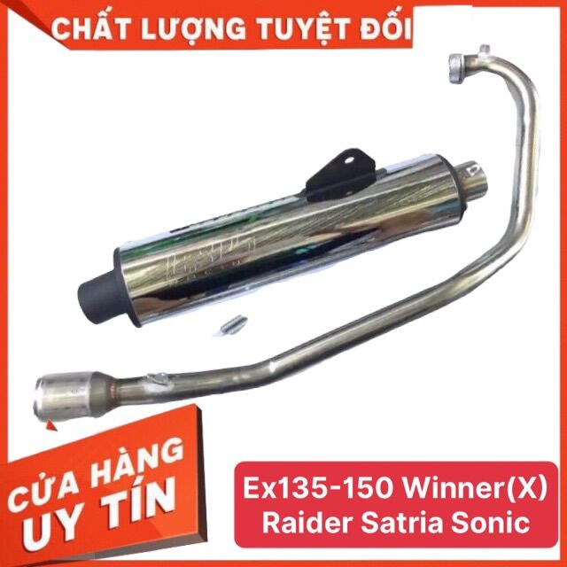 PÔ CBR REDLEO 1.1 FULL CỔ INOX GẮN Winner - Satria - Ex150 - Sonic - Raider - Ex135
