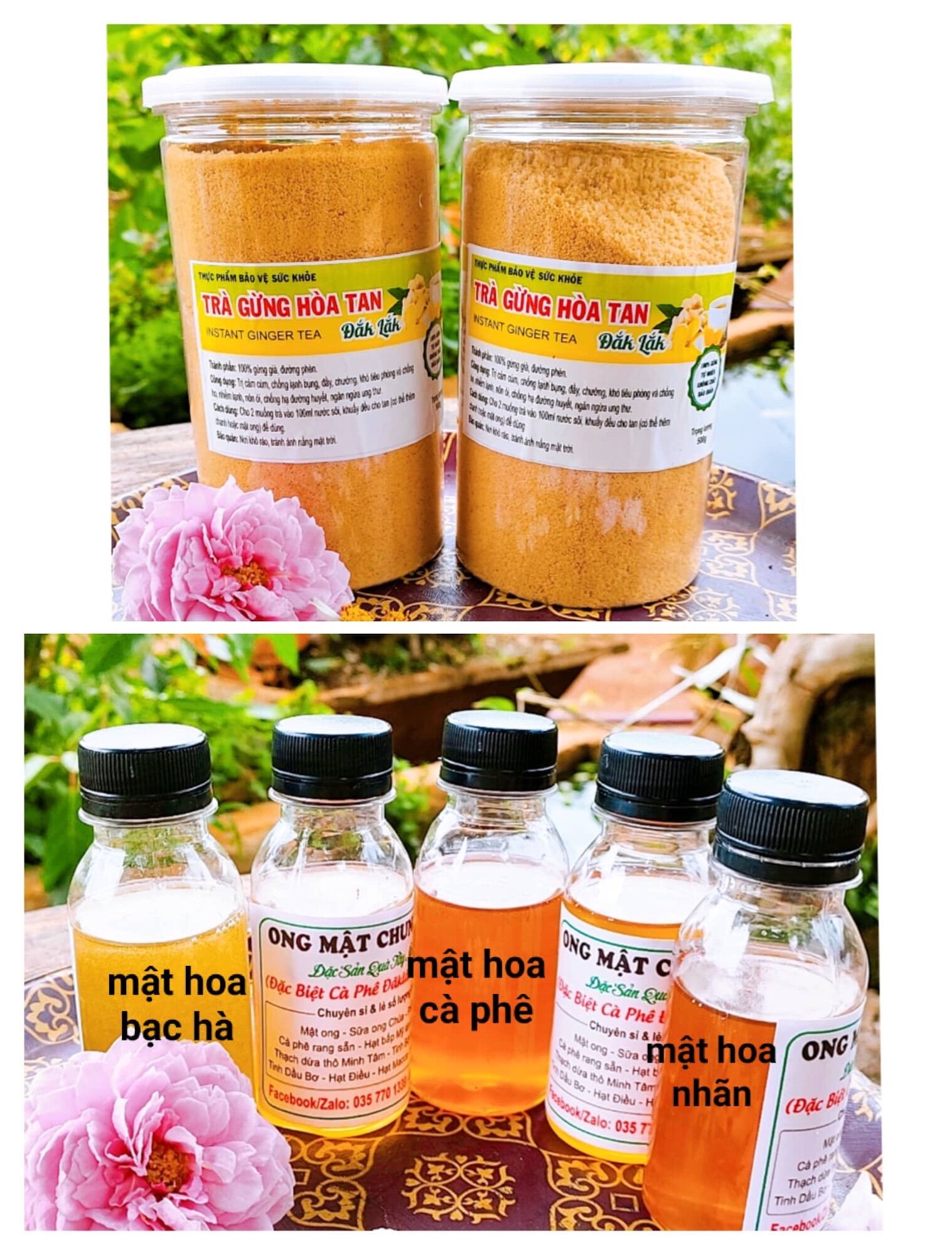 2kg trà gừng hoà tan đăklak 4hộp