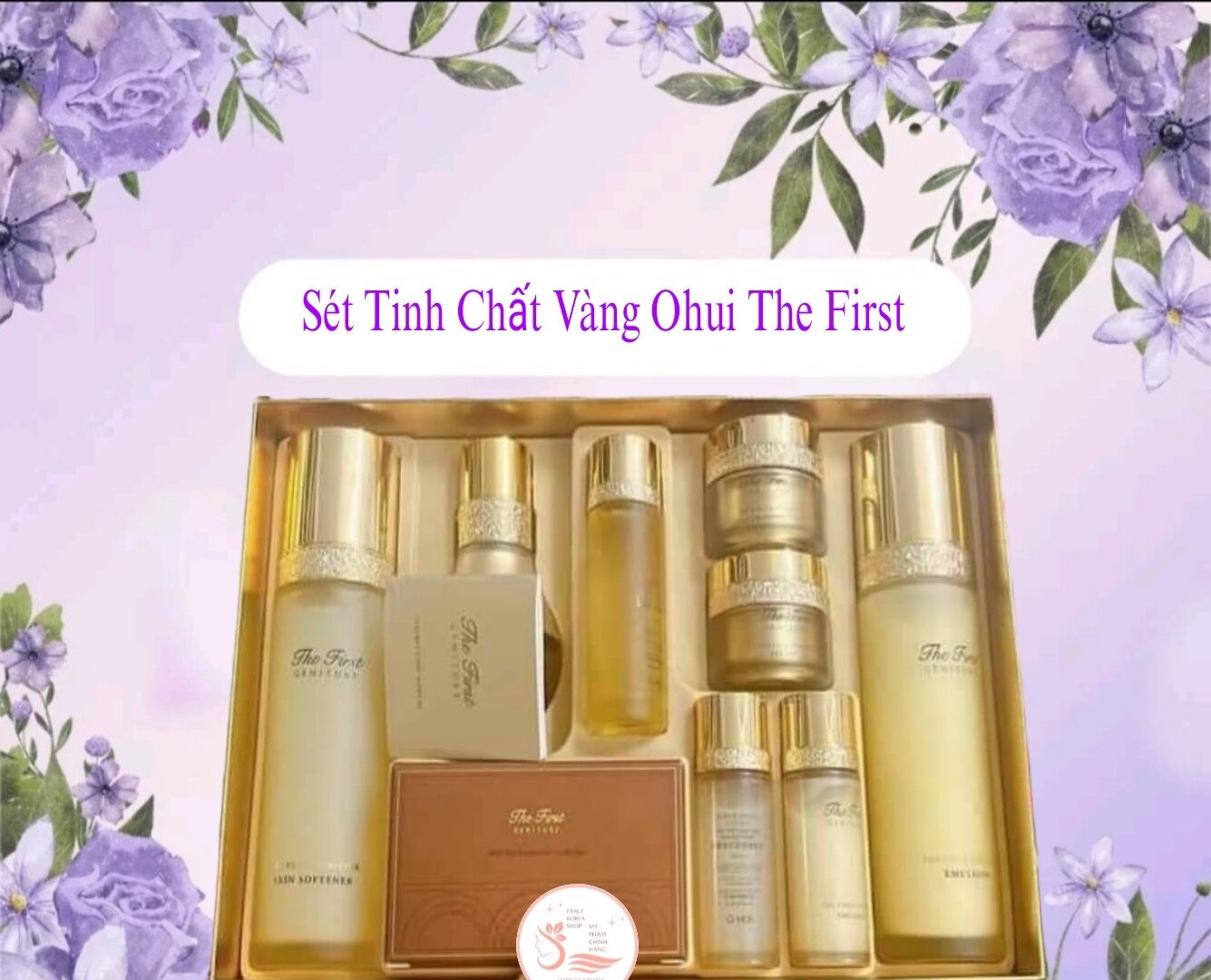 Sét Tinh Chất Vàng Tái Sinh Da Ohui The First