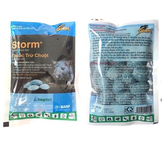 Thuốc diệt chuột STORM (gói 20 viên)
