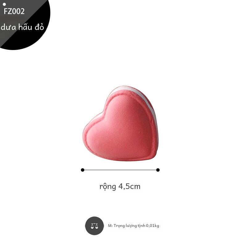 Chủ Đề Macaroon Quà Tặng Ngày Lễ Tình Nhân Thu Nhỏ Hình Chống Đỡ Hình Trái Tim Đồ Chơi Macaroon Bởi Sweetgo Thực Tế Trang Trí Trái Cây Giả