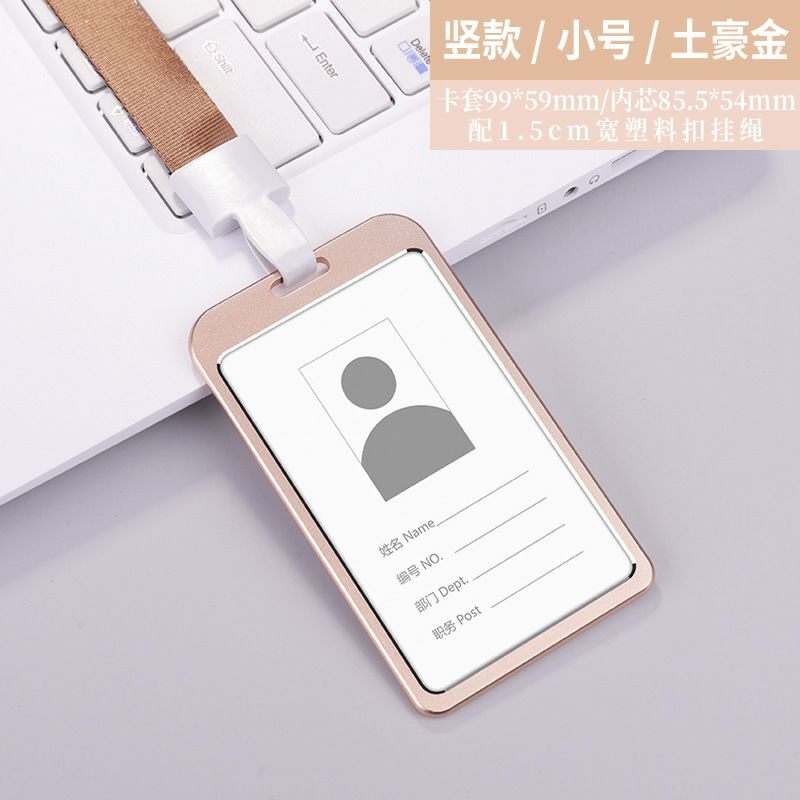 THẺ ĐEO BẢNG TÊN KIM LOẠI - DỌC