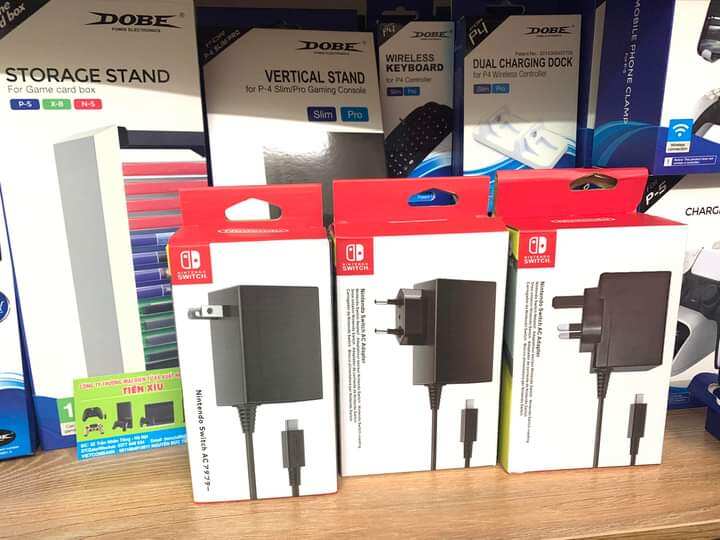 củ nguồn nintendo switch cao cấp eu us japan charge Nintendo Switch dây sạc switch