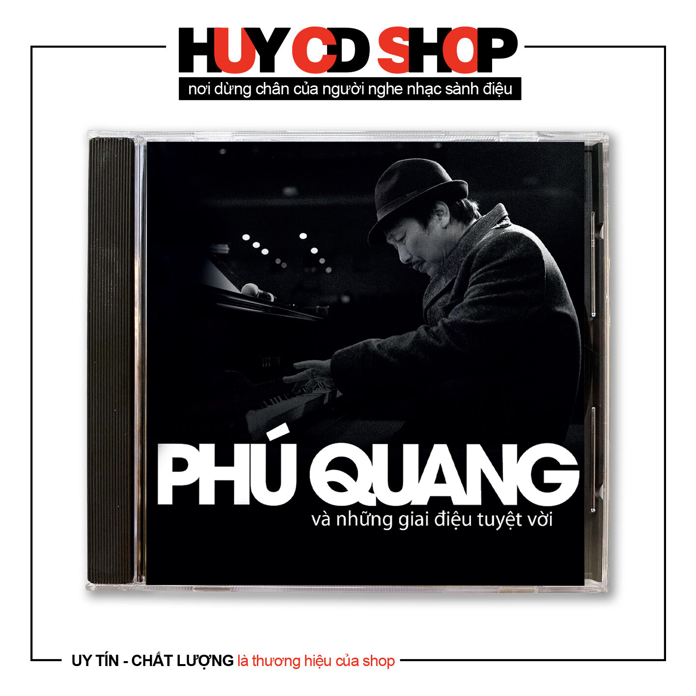 Đĩa CD Phú Quang Những giai điệu tuyệt vời Nhạc sang trữ tình Bolero Đĩa lòng Trắng Chất Lượng cao Âm Thanh chuẩn HUY CD SHOP