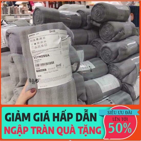 Chăn dạ mỏng ikea, chăn văn phòng, oto, bán trú loại 1
