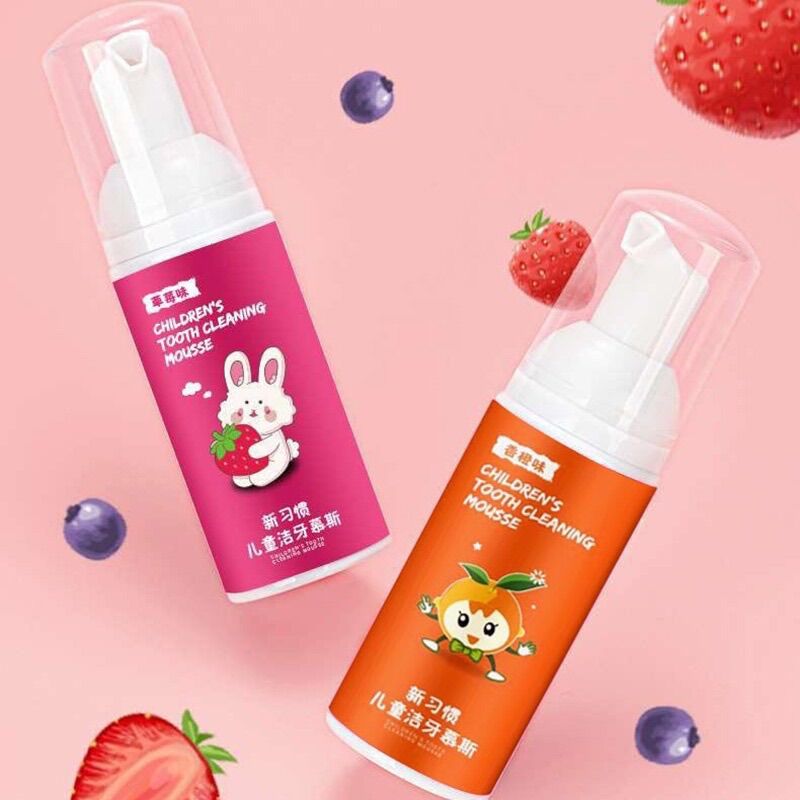 Kem đánh răng tạo bọt cho bé