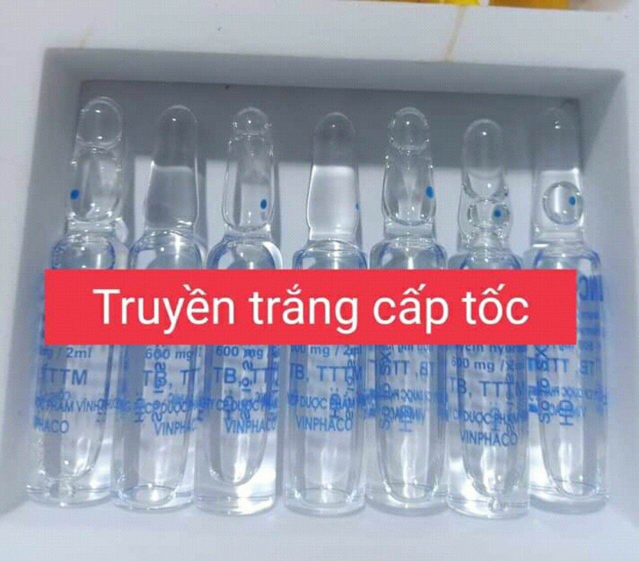 [Hcm]Lẻ 1 Ống Vitamin Truyền Trắng Pha Kem