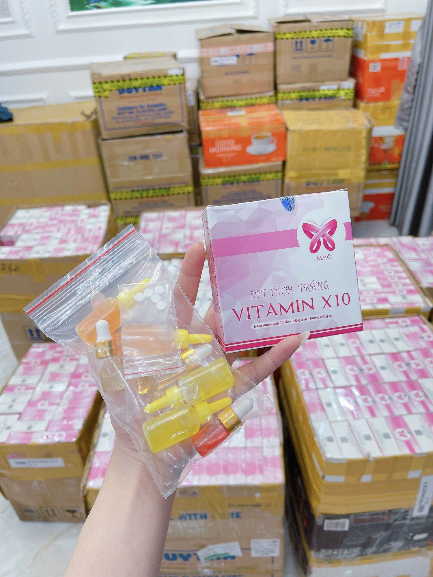SET KÍCH TRẮNG VITAMIN X10 MYÔ (Chính hãng 💯)