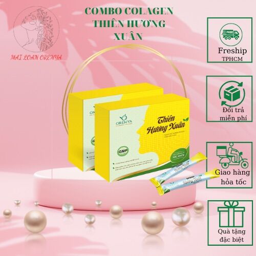 Collagen Thiên Hương Xuân Liệu Trình 3 Hộp Siêu Tiết Kiệm Hiệu Quả Cao