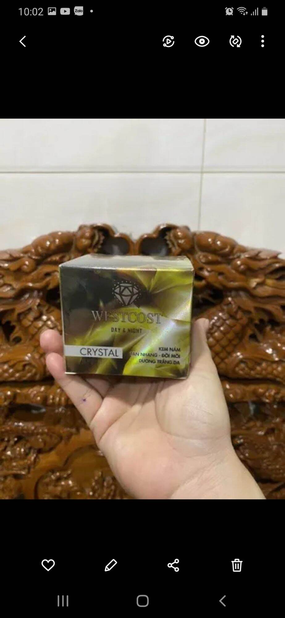 Kem Westcost nám tàn nhang đồi mồi trắng da 20g
