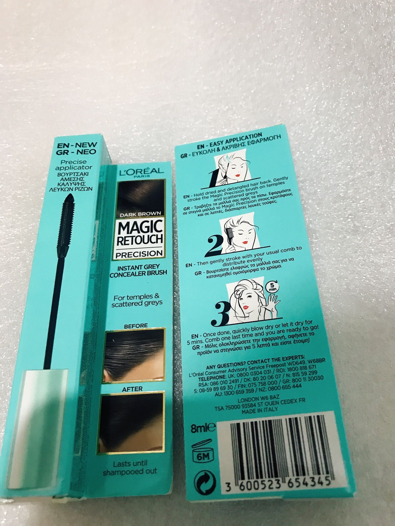 Cọ che tóc bạc tạm thời Magic retouch