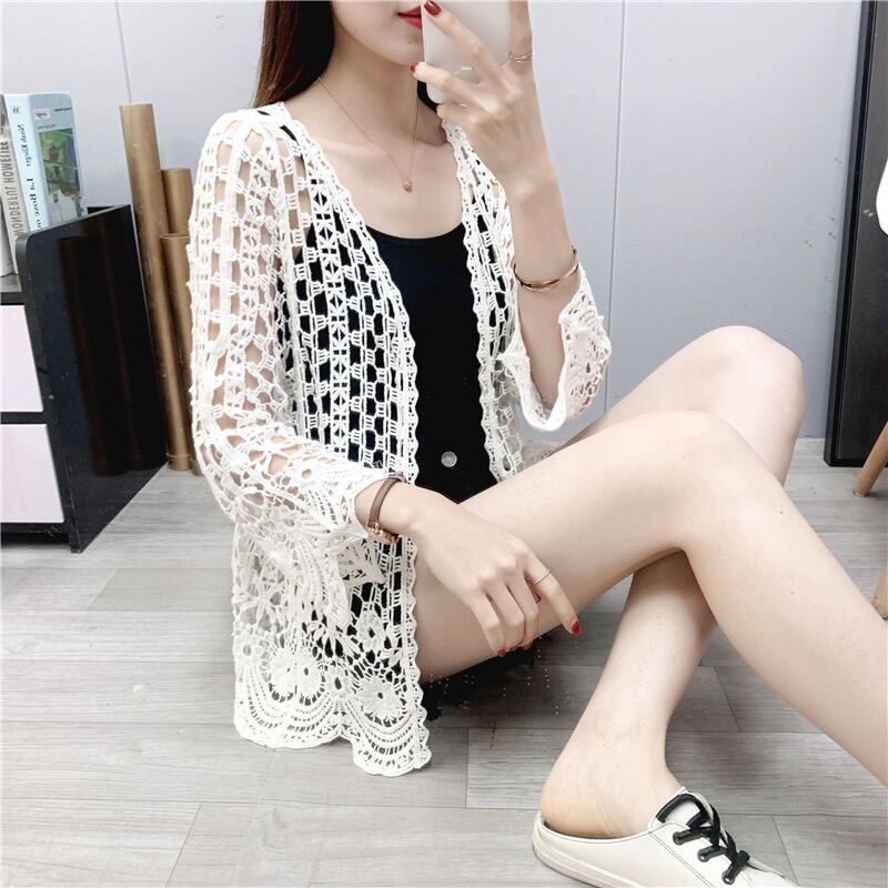 💥Áo khoác ren lưới đi biển siêu đẹp