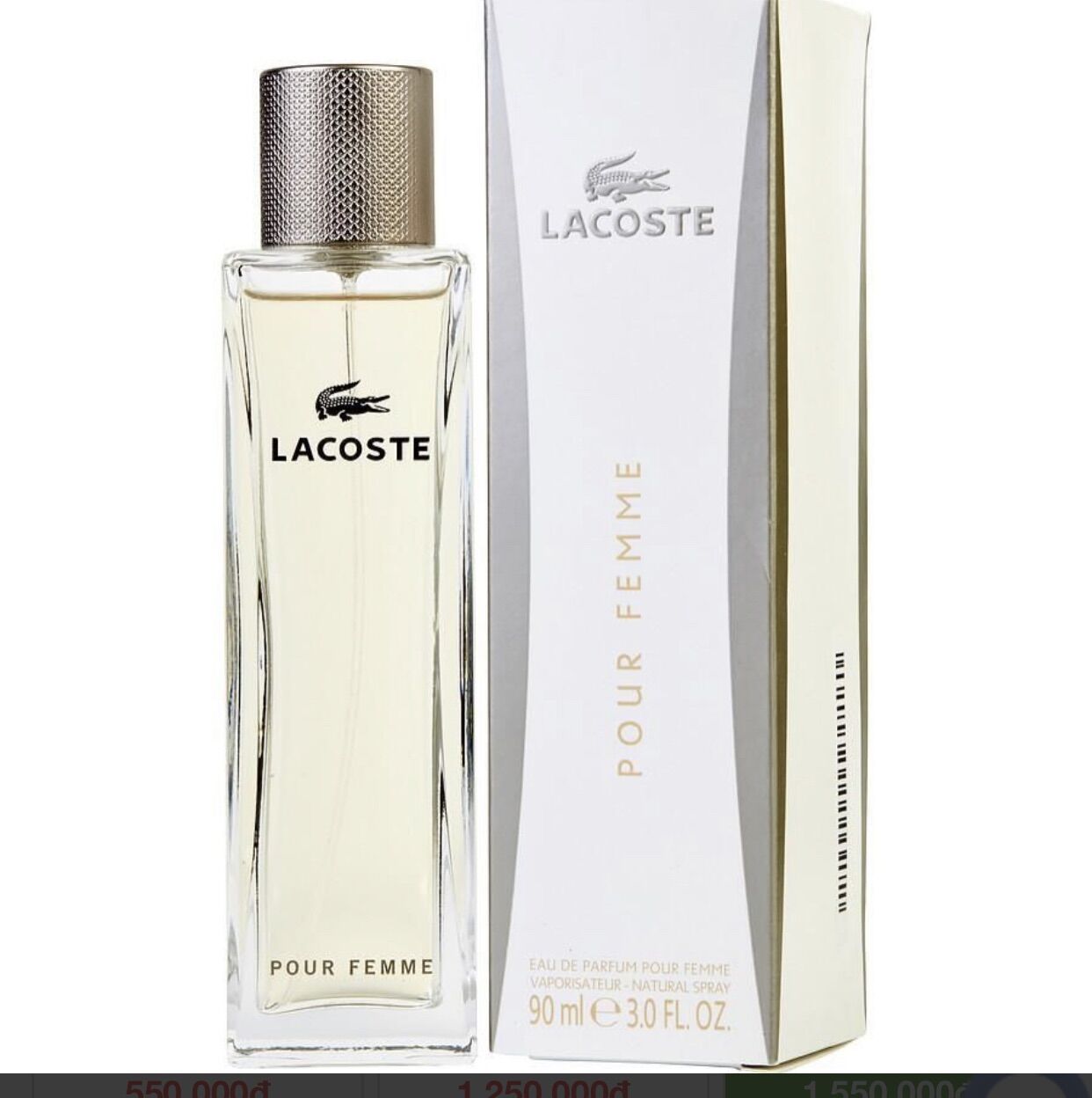 Nước hoa nữ Lacoste Pour Femme edp 90ml