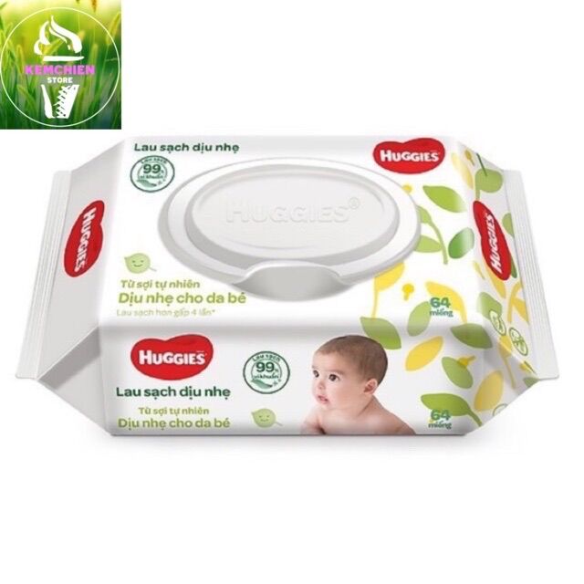 Khăn giấy ướt Huggies 64 miếng