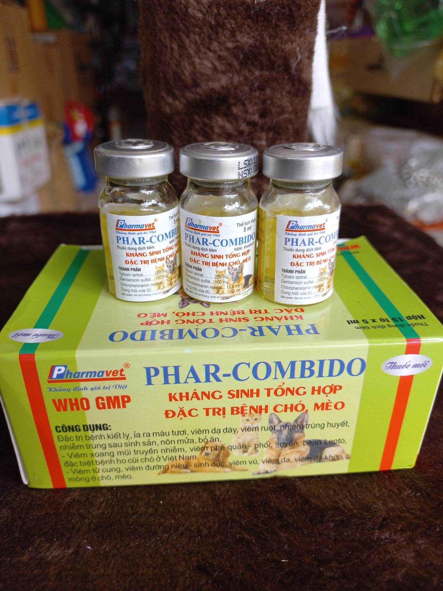 Dung dịch tiêm Pharcobido tnl