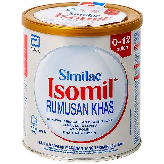 Sữa công thức similac isomil 400gr