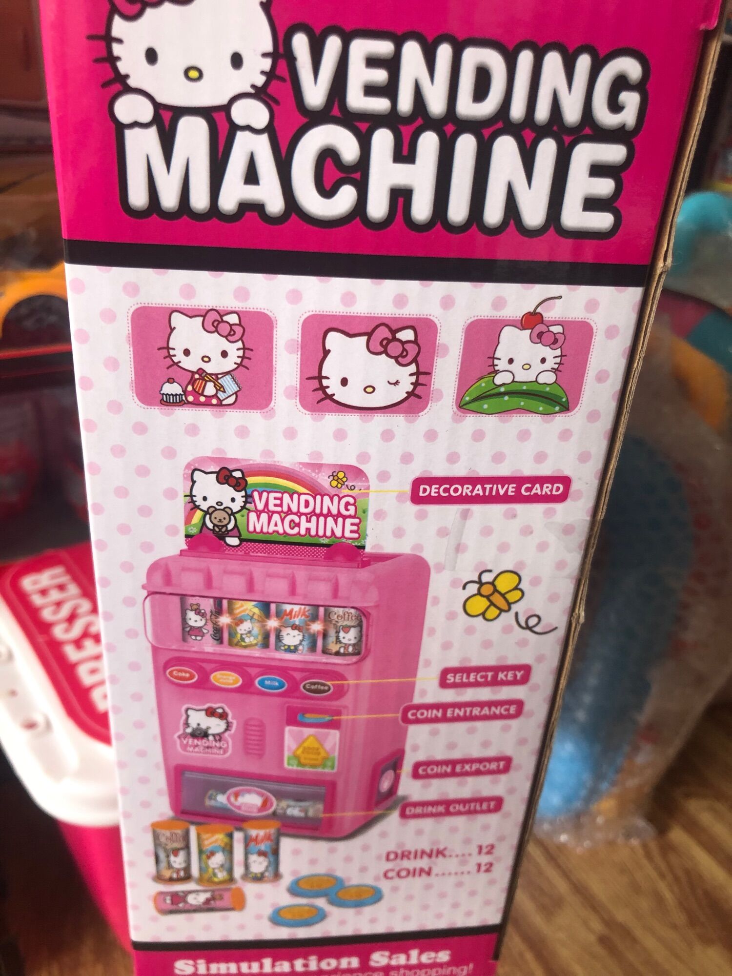 Bộ đồ chơi Máy bán nước giải khát tự động